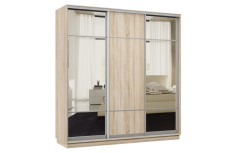 Шкафы-купе 3-х дверные, Шкаф-купе Премьер Лайт 30 (11;08;11) трехдверный