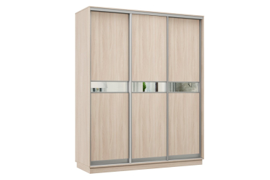 Шкаф-купе Премьер 25 (14;14;14) трёхдверный