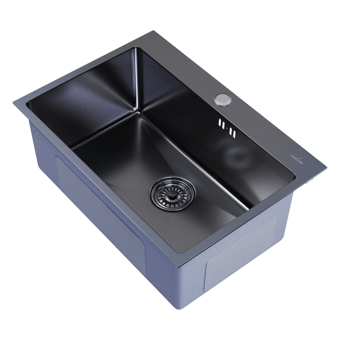 Кухонные мойки, Мойка настол.монтаж 65х45 (3,0) с сифоном