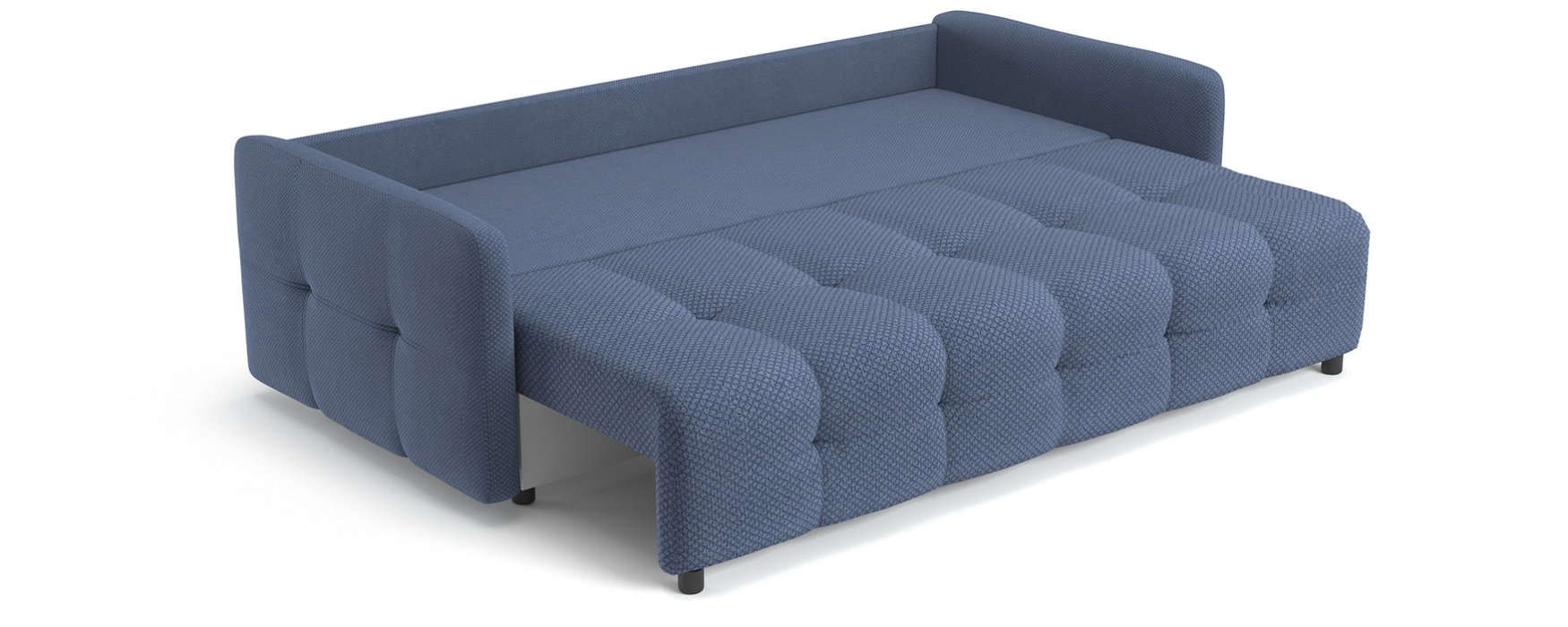 Диваны с ящиком для белья, Диван-кровать Квадро, велюр