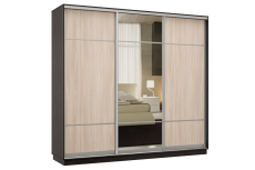 Шкафы-купе, Шкаф-купе Премьер Лайт 59 (08;11;08) трехдверный