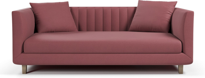 Диван прямой нераскладной Ларт, велюр