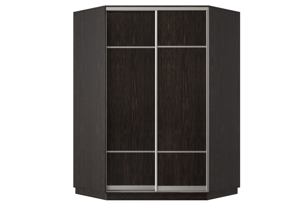 Угловые шкафы, Шкаф-купе Премьер Лайт 71 угловой (08;08) двухдверный