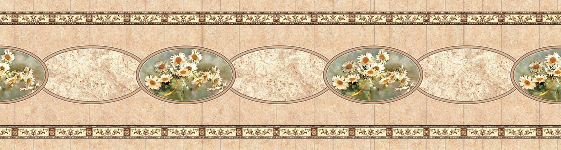 Стеновые панели из АБС-пластика, Кухонный фартук Барышня-крестьянка 1000x600x1.5 мм глянец