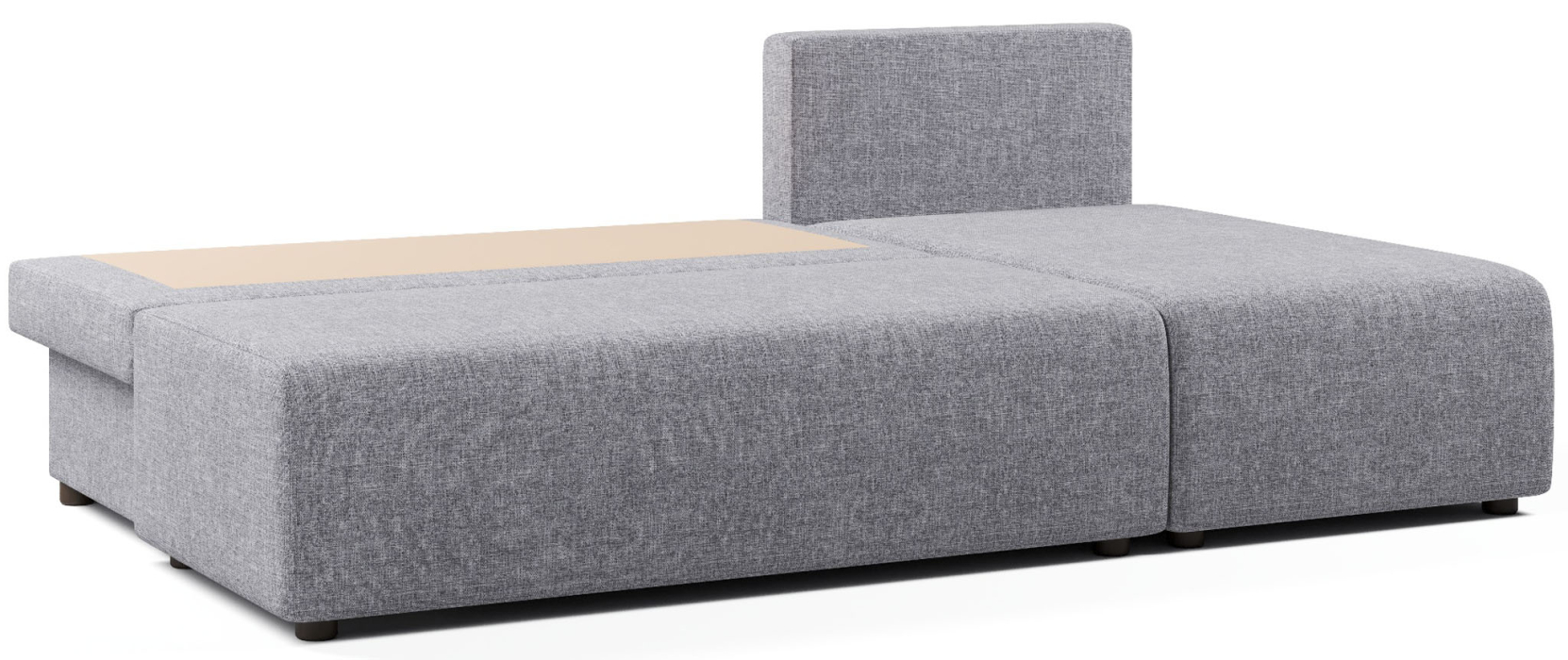 Диваны угловые, Угловой диван-кровать Каир (Комо, Крит), рогожка