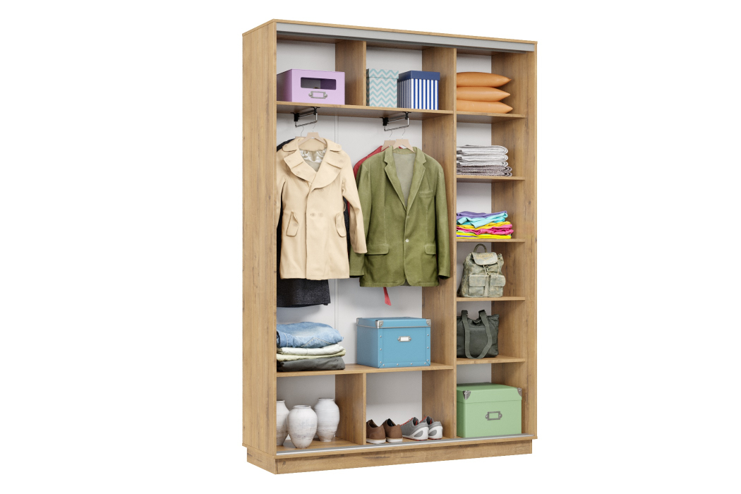 Шкафы-купе, Шкаф-купе Премьер Лайт 11 (11;11) двухдверный