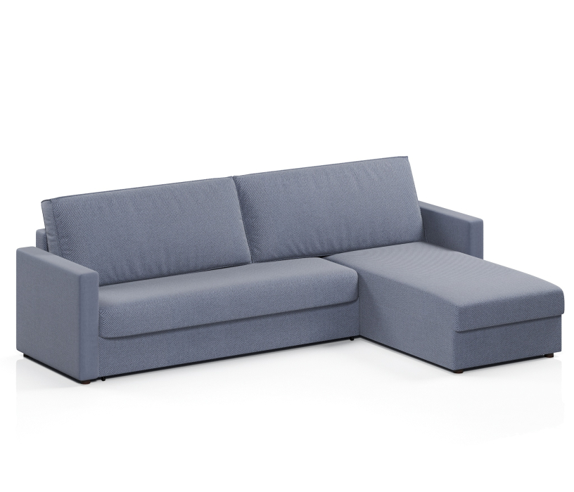 Диваны угловые, Диван-кровать угловой Дублин дельфин,велюр