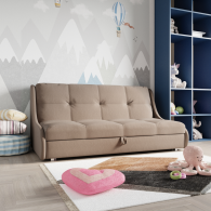 Диваны кровати со спальным местом, Прямой диван Куба на 1200 ППУ, велюр