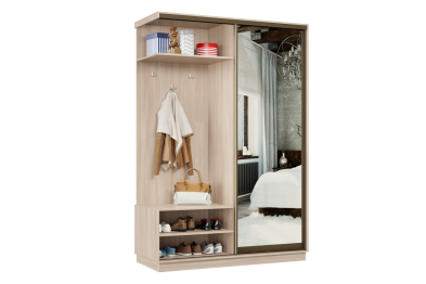 Прихожая-купе Премьер 01 Ясень шимо светлый