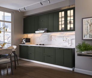 MODERN шкаф навесной 1 дв 25х93 см