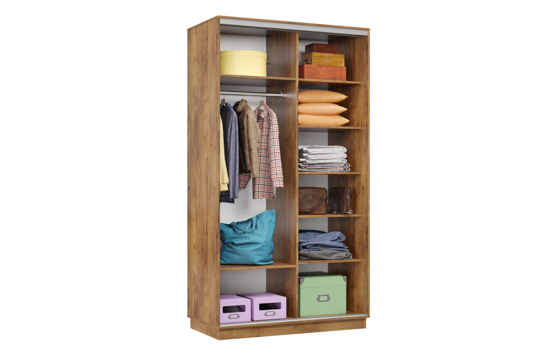 Шкафы-купе, Шкаф-купе Премьер Лайт 04 (08;08) двухдверный