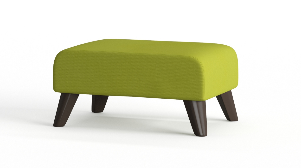 Пуф в прихожую, Пуф Барон на ножках, велюр