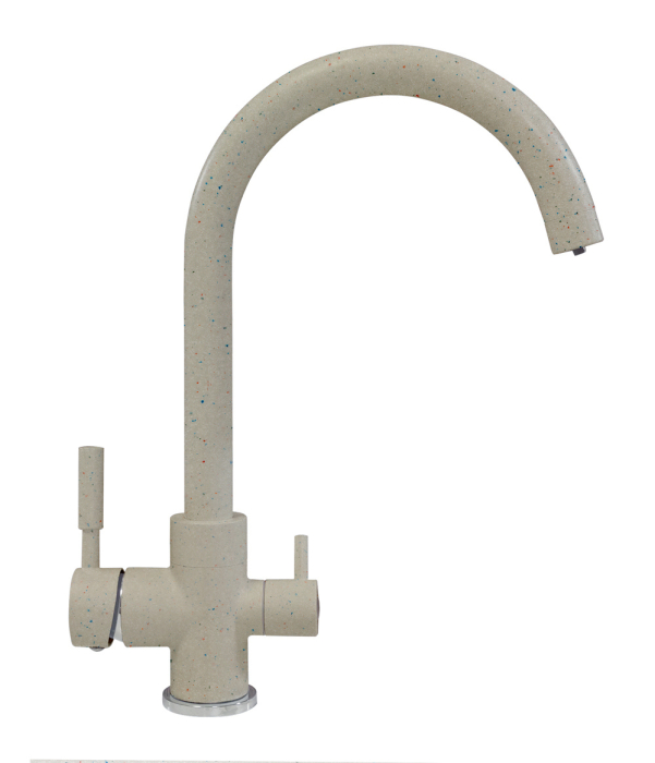 Смесители, Смеситель кухонный Элара Дуо POLYGRAN