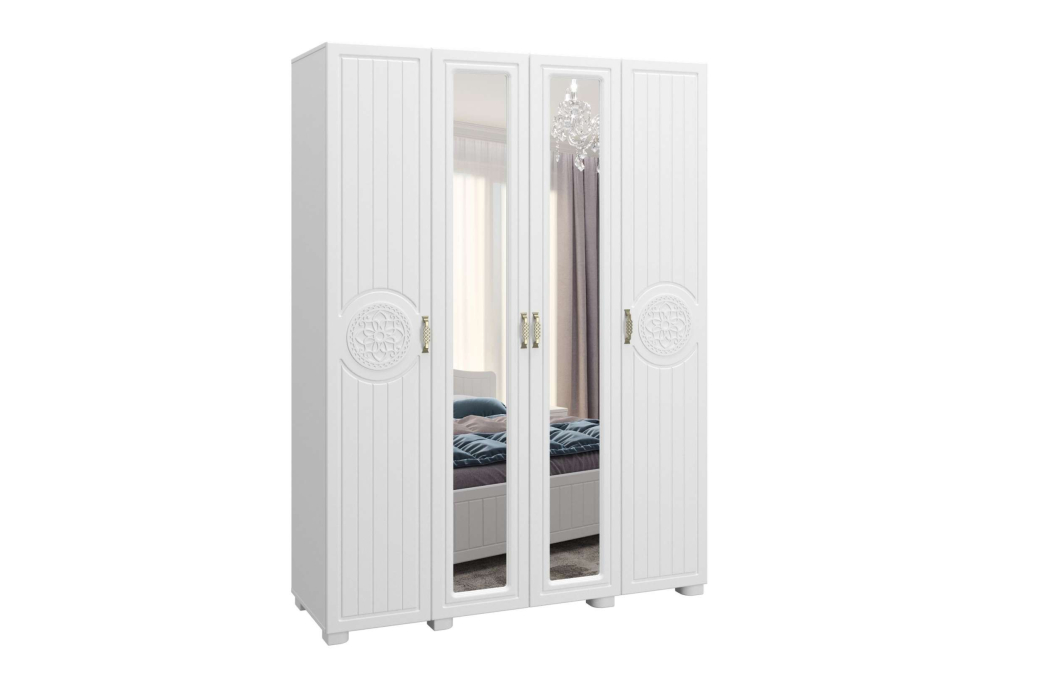 Шкафы распашные, Шкаф Монблан МБ-25К с зеркалом