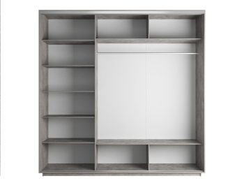 Шкаф-купе Экспресс 3-х дверный Фотопечать Шелк Стекла 210х60х220