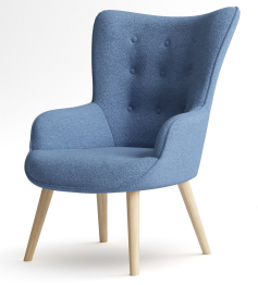 Кресло интерьерное Шелли, искусственный мех