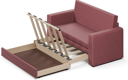 Диван-кровать Санта выкатной, велюр