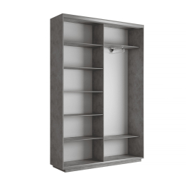 Шкаф-купе Экспресс 2-х дверный Фотопечать Ленты Стекла 120х45х240