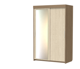 Шкаф-купе шк-18 двухдверный с зеркалом