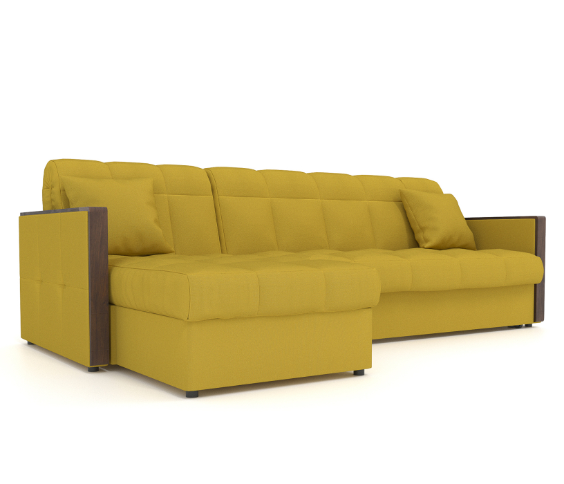 Диваны угловые в гостиную, Угловой диван 1,6 Лион, Велюр