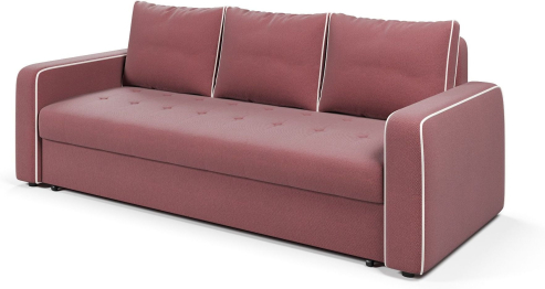 Диван-кровать прямой Атланта с кантом еврокнижка,велюр