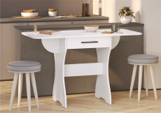 Обеденные столы, Стол раскладной с ящиком