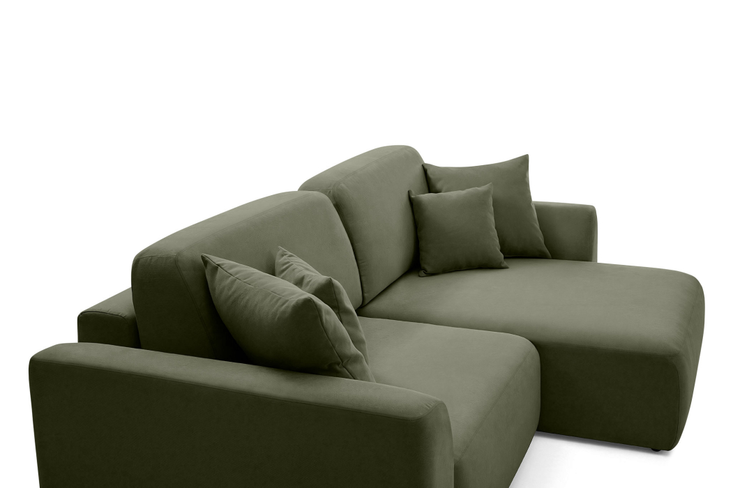 Диваны угловые в гостиную, Диван угловой Спейс, Велюр