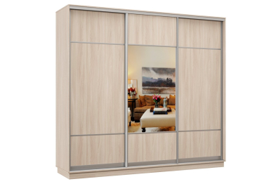 Шкаф-купе Премьер Лайт 54 (08;05;08) трехдверный