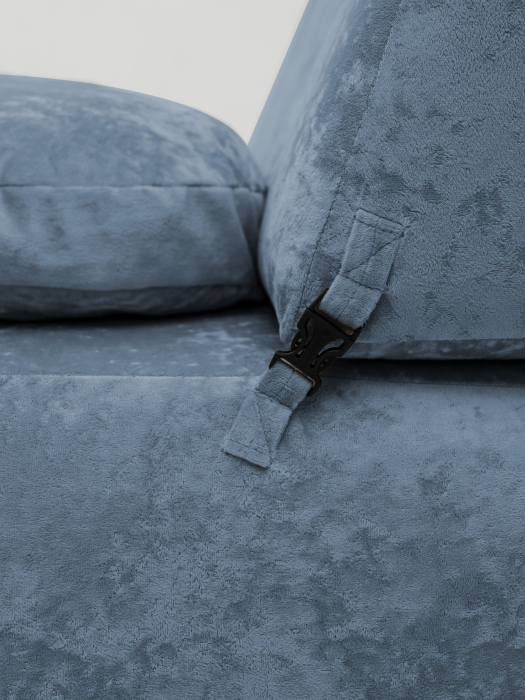 Дизайнерские диваны для гостиной, Бескаркасный диван Бабл, плюше 