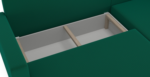 Угловой диван Каир Lux 2 универсальный велюр