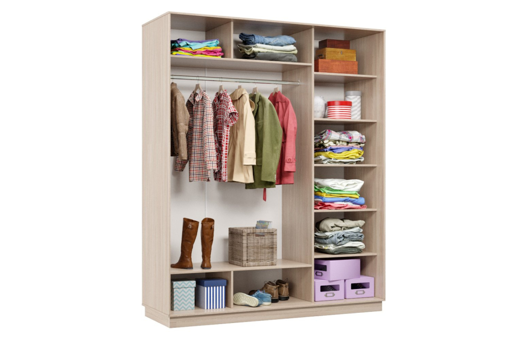 Шкафы-купе 3-х дверные, Шкаф-купе Премьер 22 (01ЗГ;01ЗГ;01ЗГ) фасады зеркало графит/трёхдверный/Профиль чёрный муар