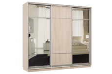 Шкафы-купе 3-х дверные, Шкаф-купе Премьер Лайт 64 (11;08;11) трехдверный