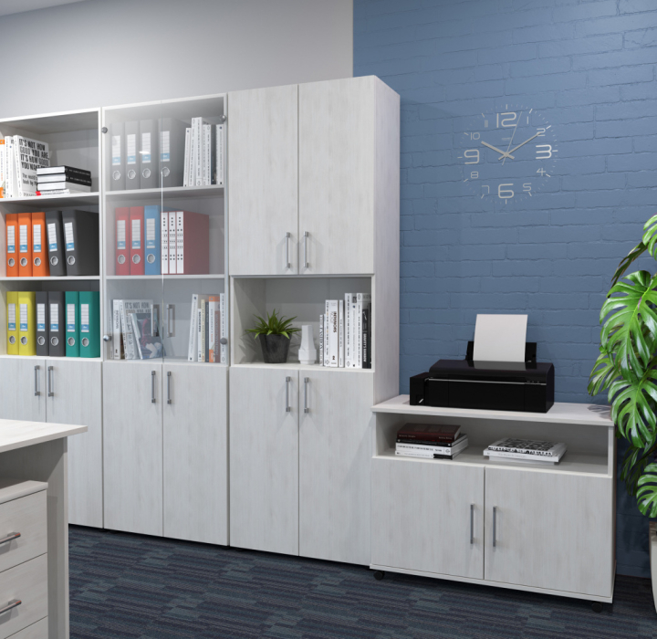 Шкафы распашные, Шкаф со стеклом ОФ-303К