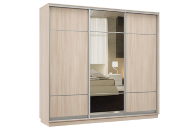 Шкаф-купе Премьер Лайт 63 (08;11;08) трехдверный