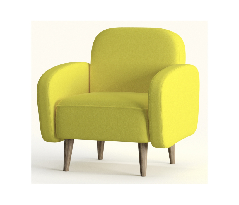 Кресло для отдыха, Кресло Бризби, Рогожка