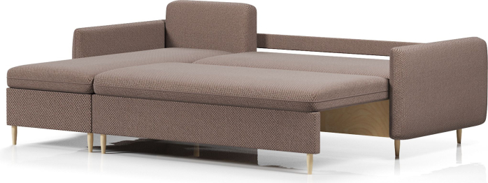 Диван-кровать угловой Рон 2 пантограф,велюр