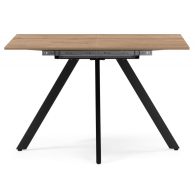 Обеденные столы, Деревянный стол Райн 116(160)x77 (черные ноги)