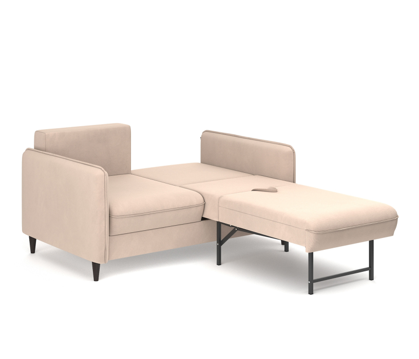 Дизайнерские диваны для гостиной, Диван-кровать Фьорд SMART 140, велюр