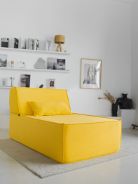 Бескаркасна оттоманка Клайд,велюр