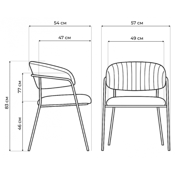 Стулья, Стул Kamelia gold