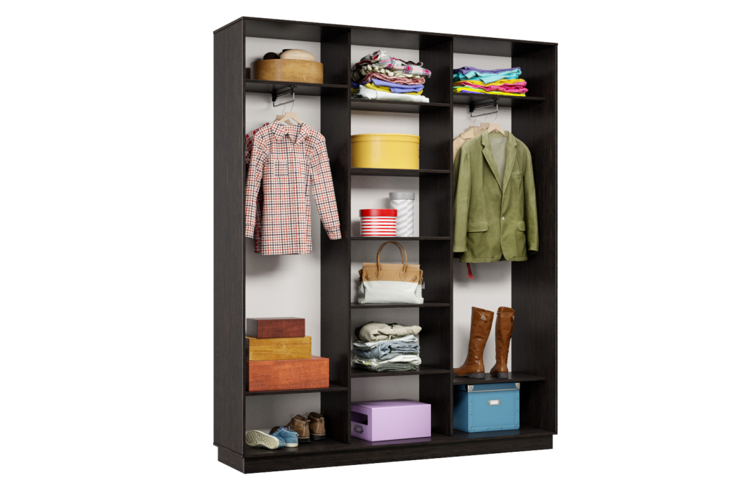 Шкафы-купе 3-х дверные, Шкаф-купе Премьер Лайт 25 (08;08;08) трехдверный