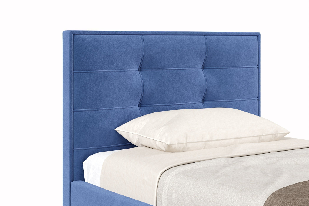 Мягкая кровать, Кровать Римини 1200, велюр