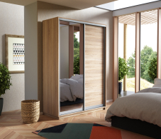 Шкафы-купе, Шкаф-купе Экспресс Медиум дуо 2200 x 1600 x 600