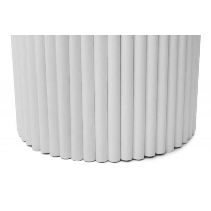 Обеденные столы, Деревянный стол Барел 90 (белые ноги)