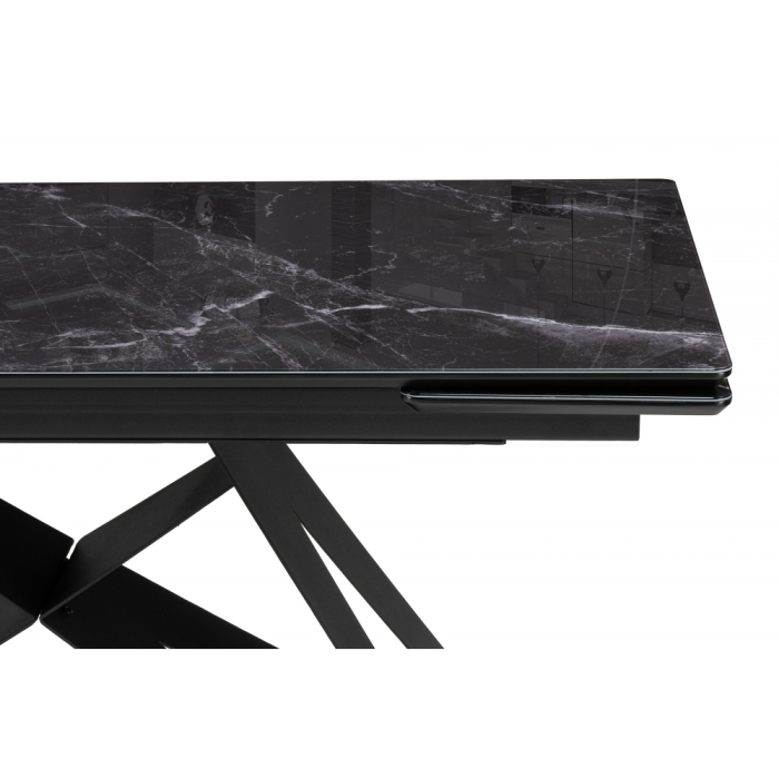 Обеденные столы, Стеклянный стол Блэкберн new 140(200)х80х75