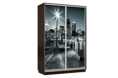 Шкаф-купе Премьер Лайт 10 Ф-1356 двухдверный