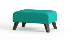 Пуф в прихожую, Пуф Барон на ножках, велюр