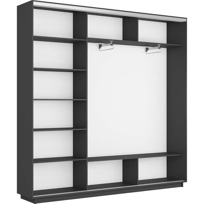 Шкафы-купе 3-х дверные, Шкаф-купе Экспресс Элемент трио 2200 x 1800 x 450