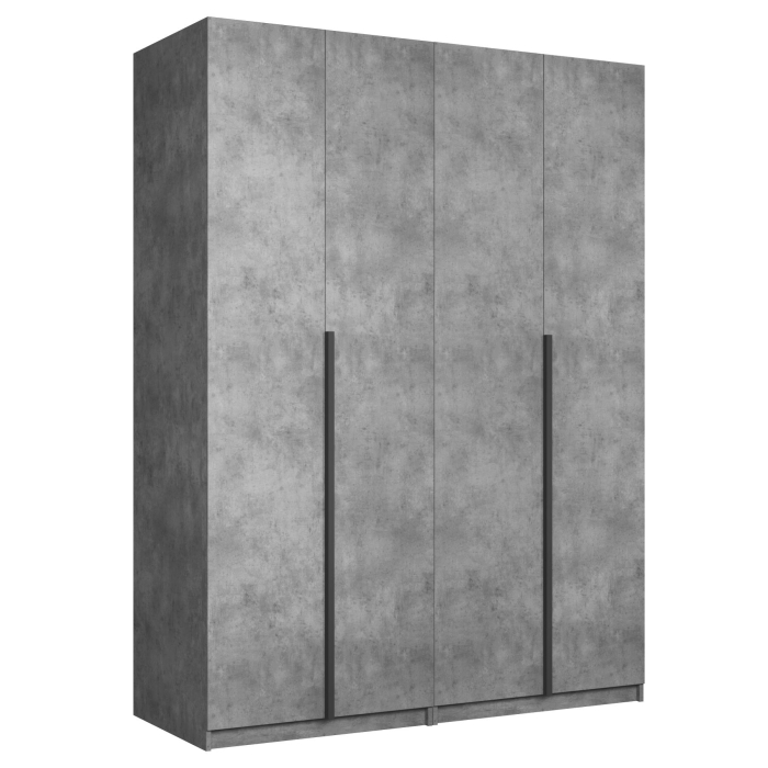 Шкафы распашные, Распашной шкаф Локер 800+800 (Гармошка) с полками и ящиками слева