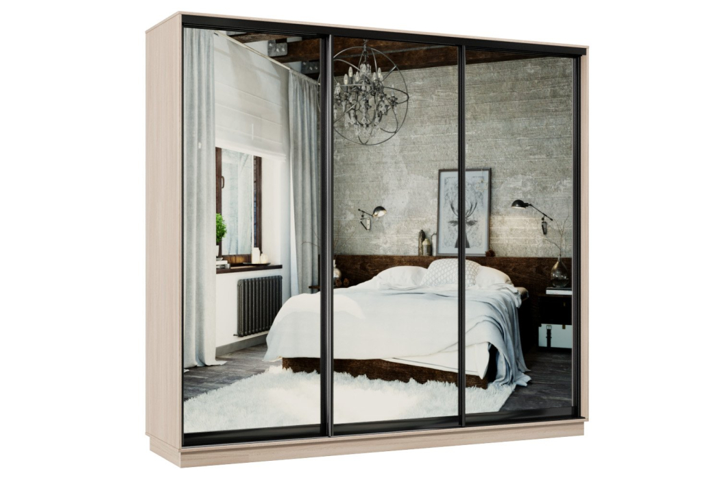 Шкафы-купе, Шкаф-купе Премьер 57 ясень шимо светлый